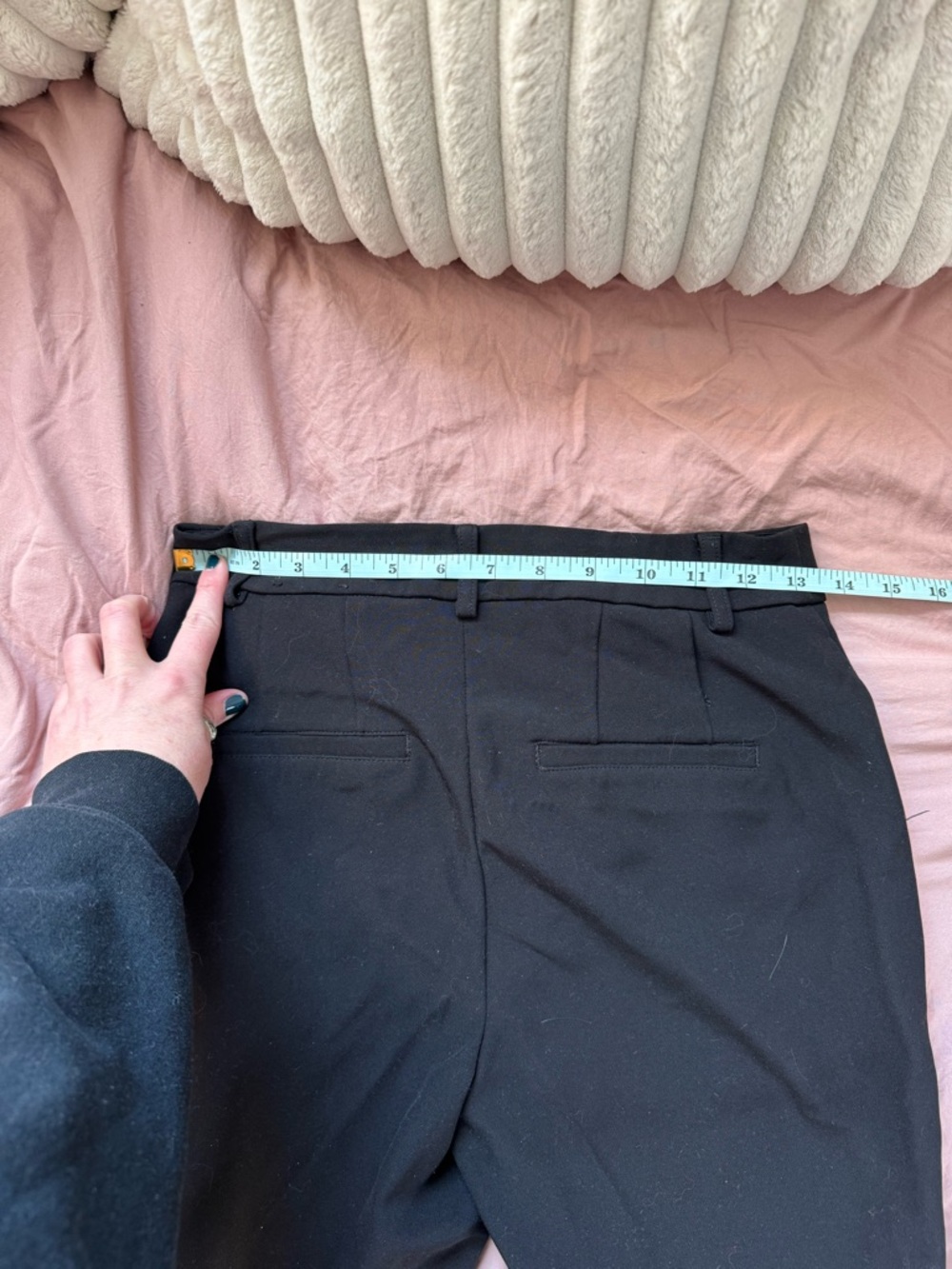 Express Editor Skinny Black Dress Pants - Classic Tailored Fit - Picture 7 of 7